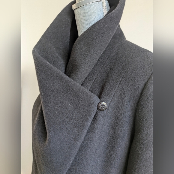 Calvin Klein Wool Cocoon Coat - Picture 3 of 16